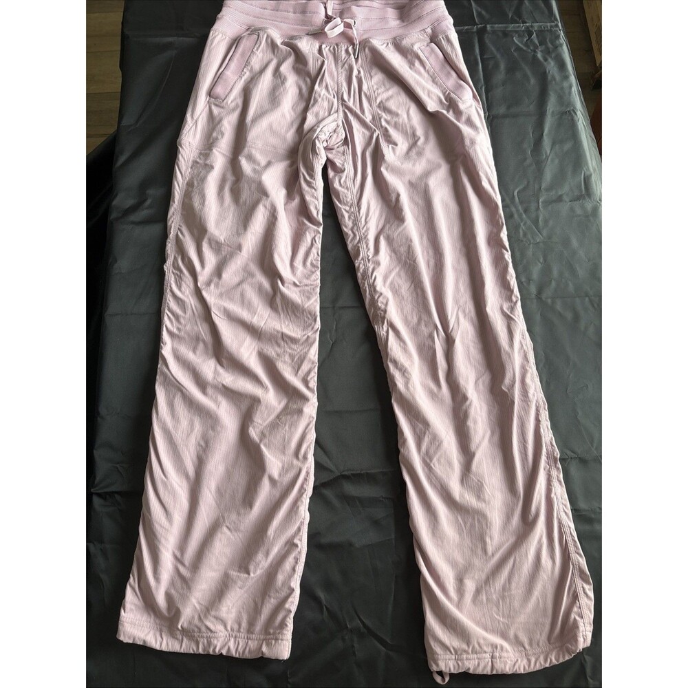Lululemon Dance Studio Mid-Rise Lined Pant Women 8 Lavender Pink 31x30 Yoga